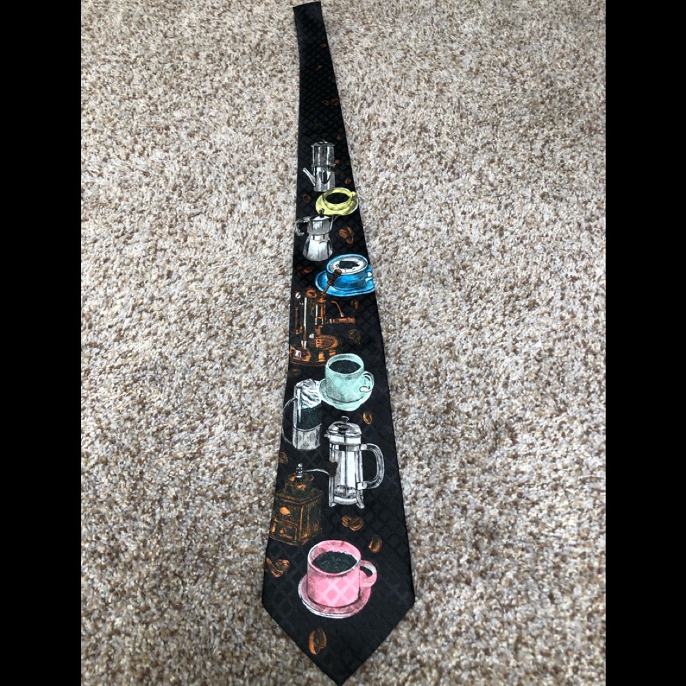 Vintage coffee tie